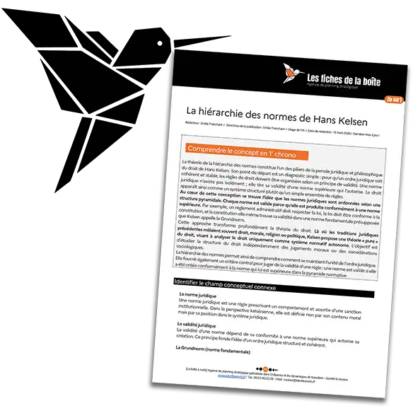 [FIche] La hiérarchie des normes de Hans Kelsen
